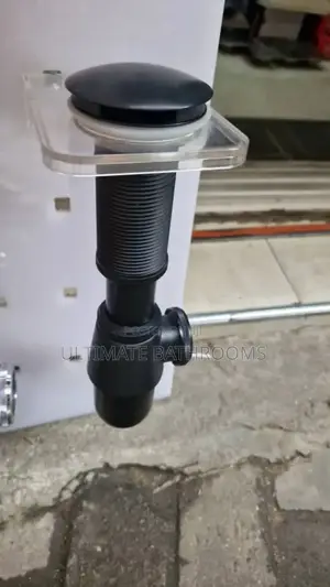 Black Quality Bottle Trap With Pop Up Waste