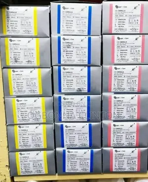 Blue, Red, Pink, Yellow Cannula