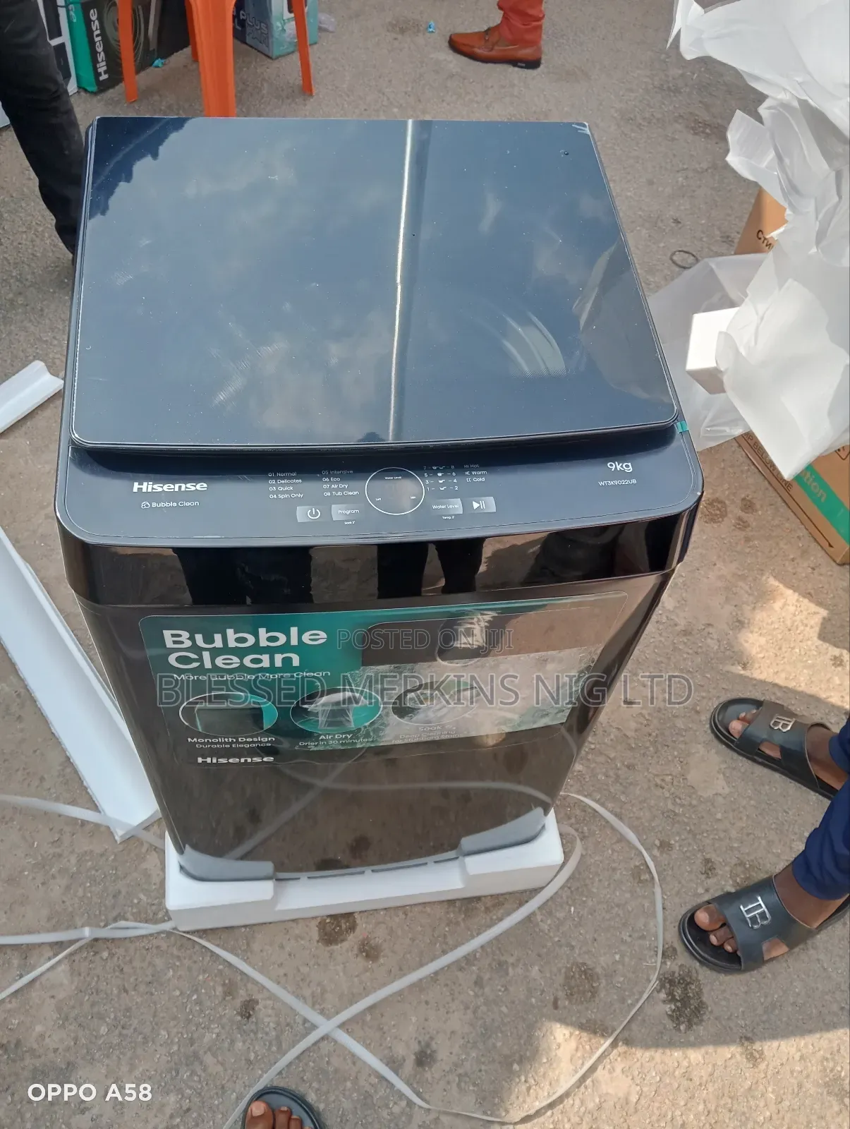 Hisense 9kg Top Loader Automatic Washing Machine