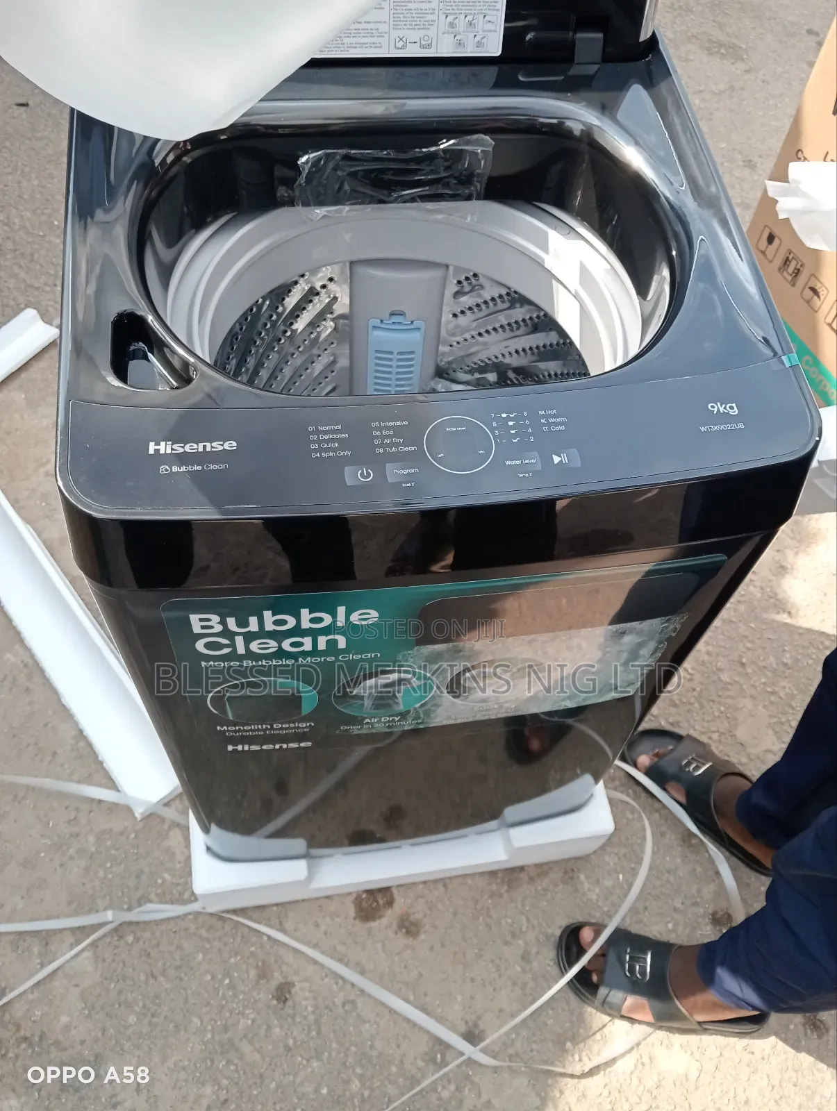 Hisense 9kg Top Loader Automatic Washing Machine