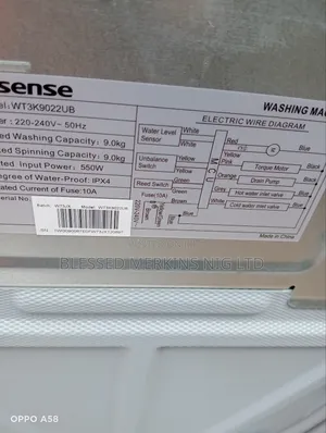 Hisense 9kg Top Loader Automatic Washing Machine