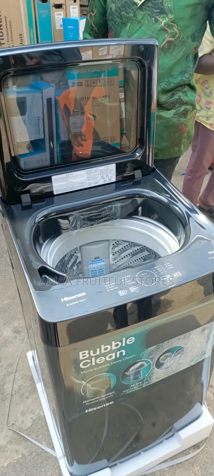 Hisense 11kg Automatic Top Loading Washing Machine