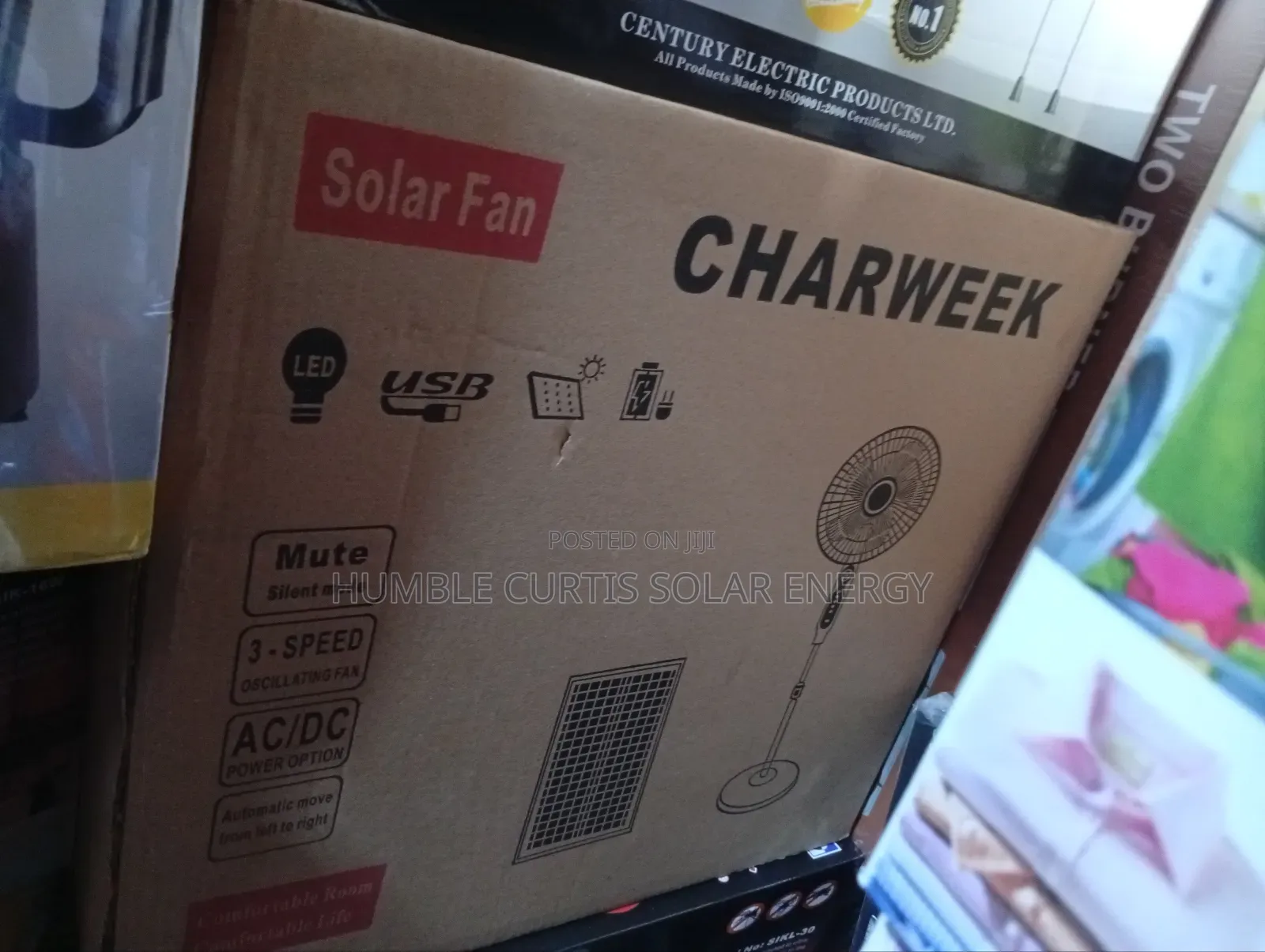 Charweek Solar Fan