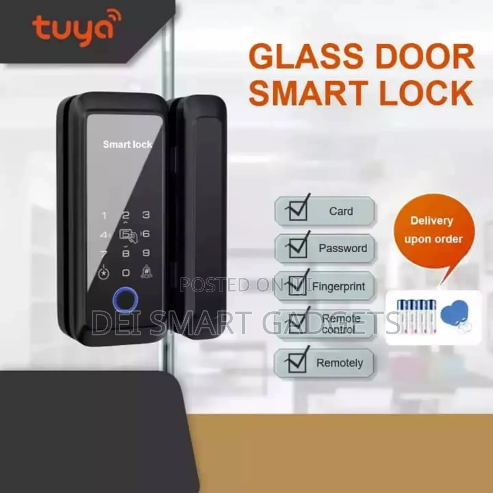 Intelligent Glass Door Lock