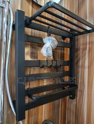 Black Towel Warmer(Multiple Hanger)