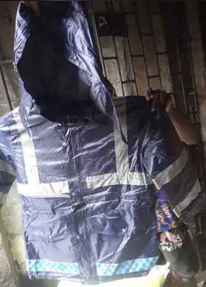 Polyester Raincoat Up&Down With Reflective