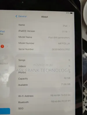 Apple iPad Wi-Fi 32 GB Silver