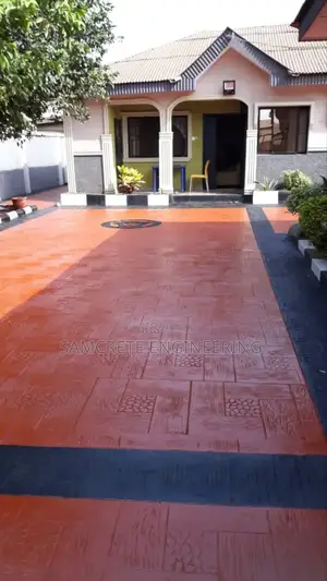 Orange And Black Wooden Frame Design