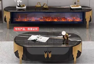 Center Table With Fire Place Tv Stand