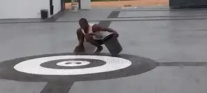 Neutral/Grey Stamp Concrete Floor