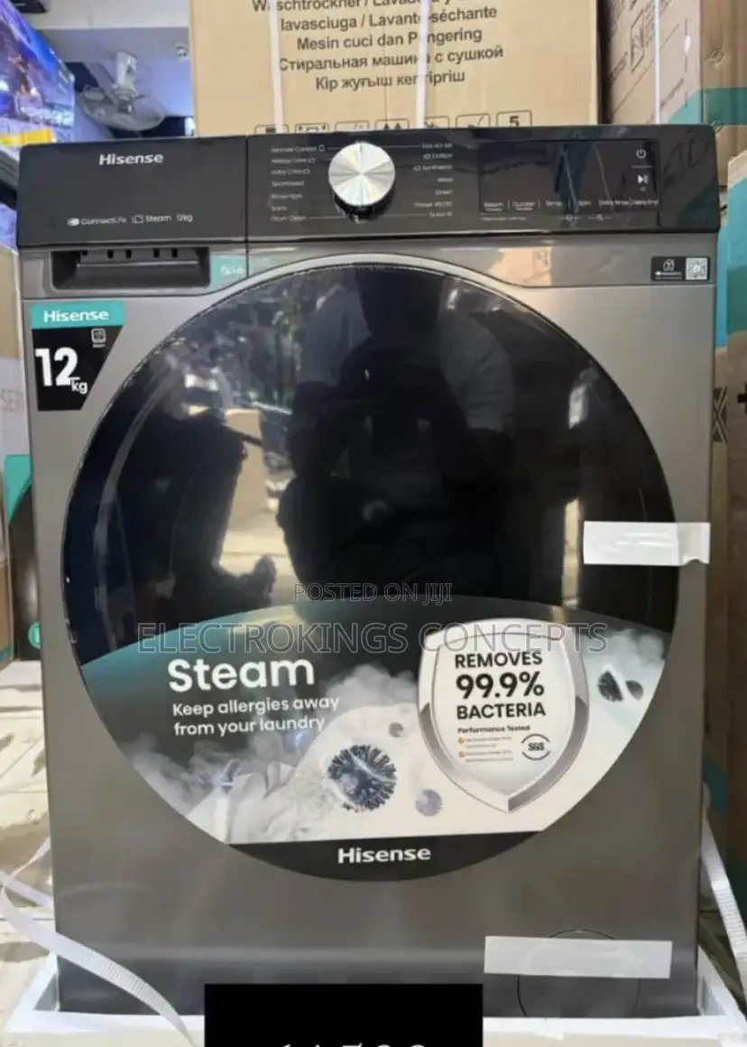 Hisense 12kg Front Loader Inverter Automatic Washing Machine