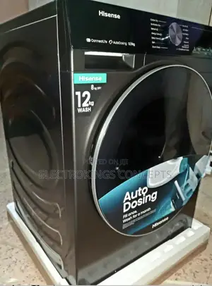 Hisense Front Load 12kg (Wf7s1247bb) Washing Machine.