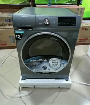 Hisense Front Load 12kg (Wf7s1247bb) Washing Machine.