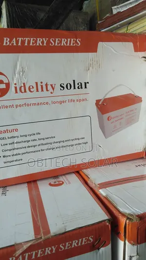 120ah 12v Fidelity Gel Solar Energy Battery