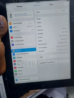 Apple iPad 4 Wi-Fi 32 GB Silver