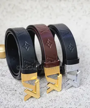 Louis Vuitton Quality Luxury Men Genuine Belt