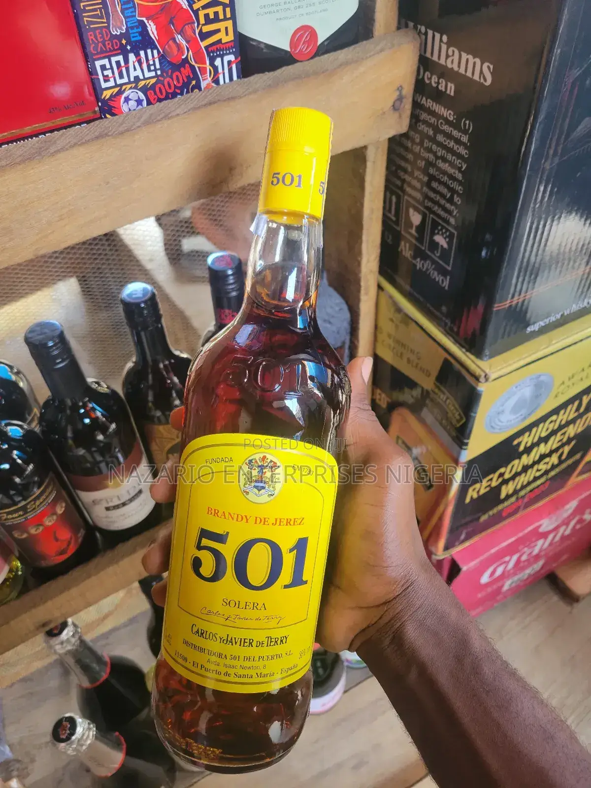 501 Spanish Brandy by 12 Bottles