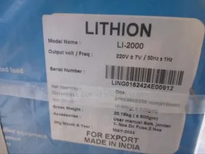 Lithon 2kva Inverter