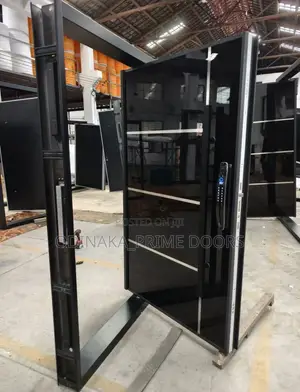7ft By 4ft Single Leaf Pivot Door With Fingerprint Card Key