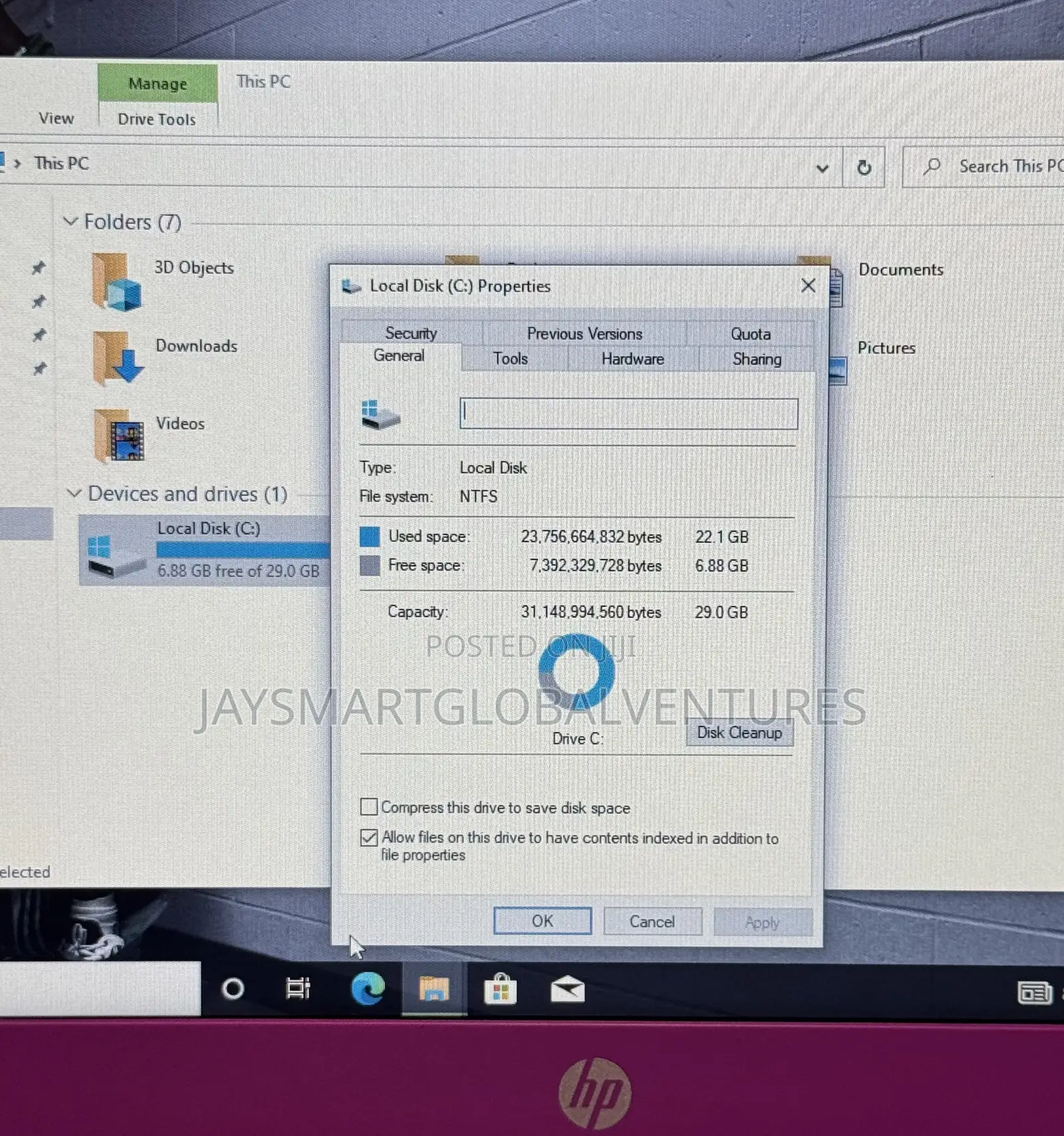 Laptop HP Stream 11 2GB Intel Celeron SSD 32GB
