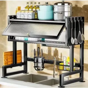 Multi-Purpose Kitchen Storage Dish Racks With Cover