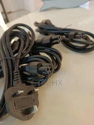 Long Power Cable for Laptop Pc - 3 Pins. 2 Meter