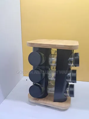 Spice Jar and Rack