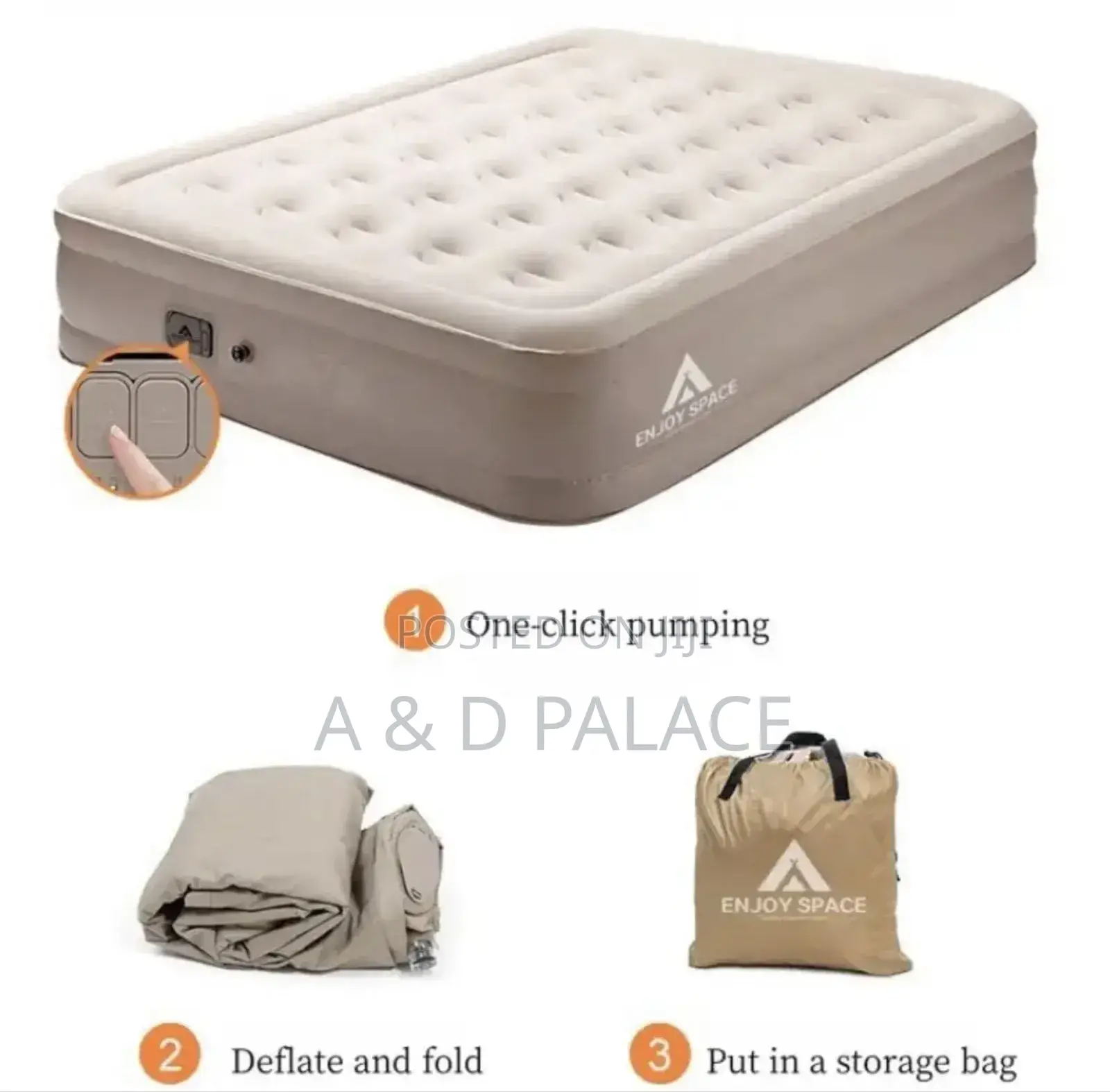 Automatic Self-Inflatable Mattress/Bed + Repair Kit