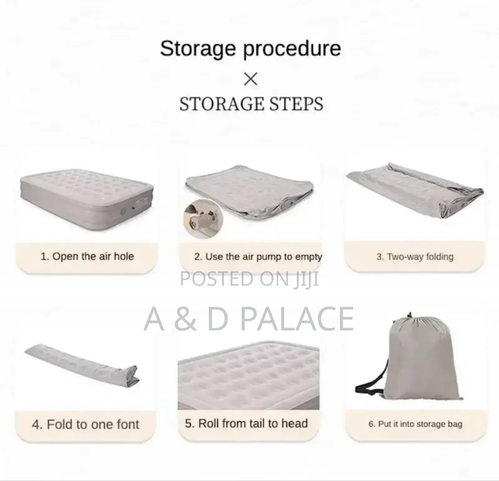 Automatic Self-Inflatable Mattress/Bed + Repair Kit