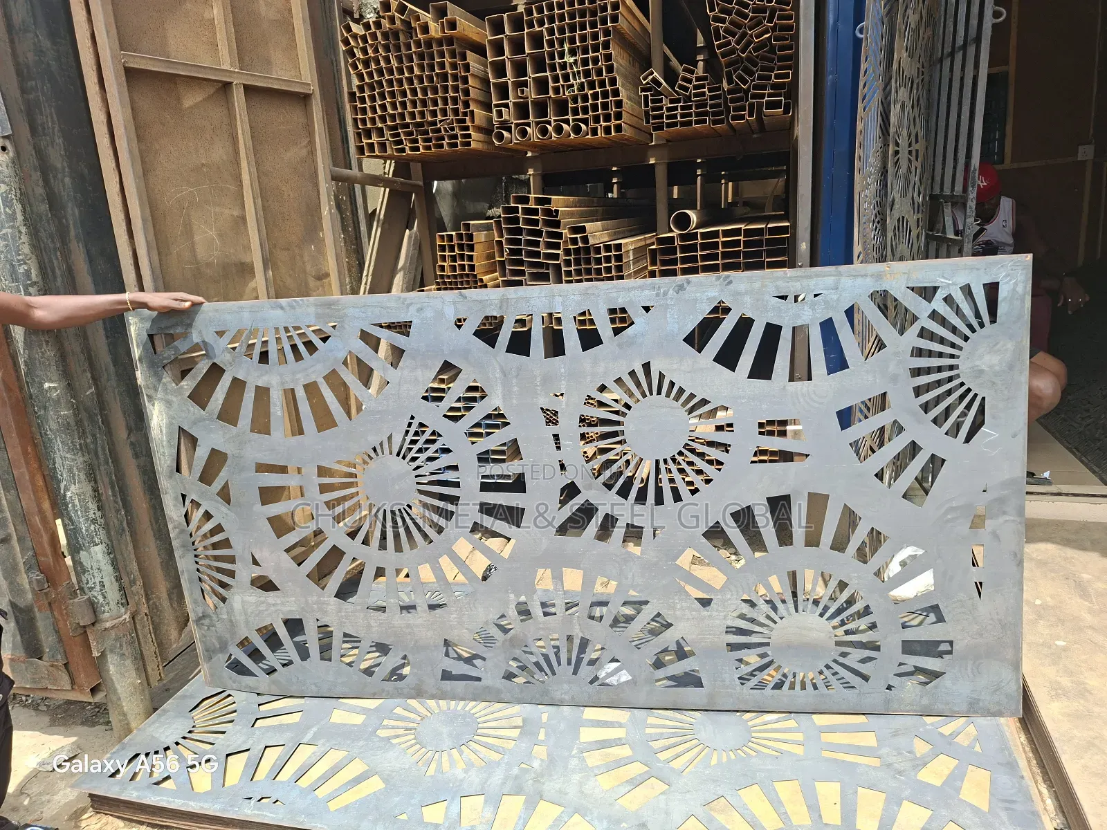 Lasers Cut Design for Staircase and Balcony