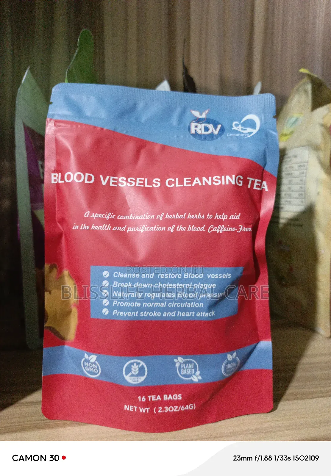 Blood Vessels Cleansing Herbal Tea