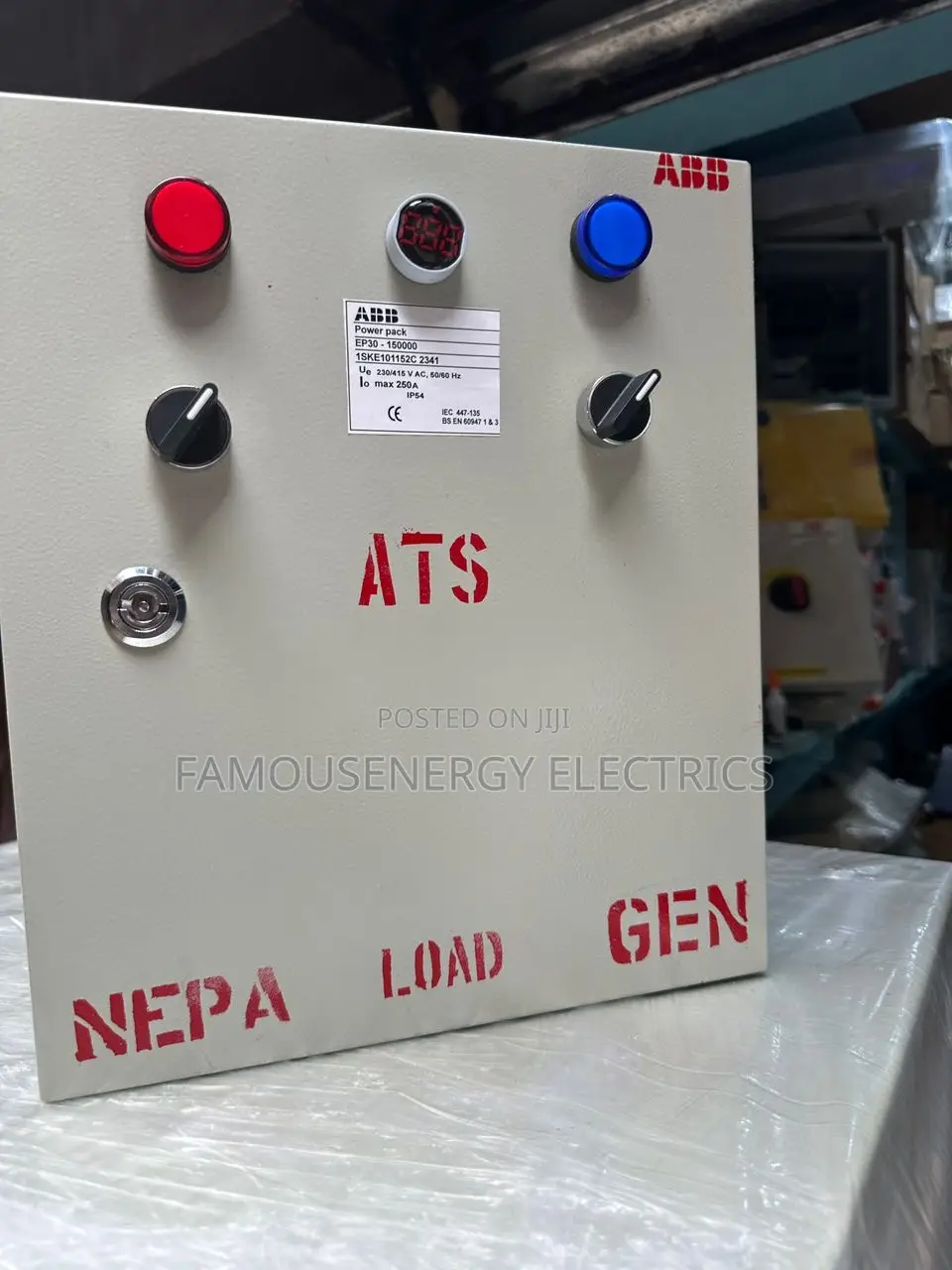 200amps Automatic Change Over Panel