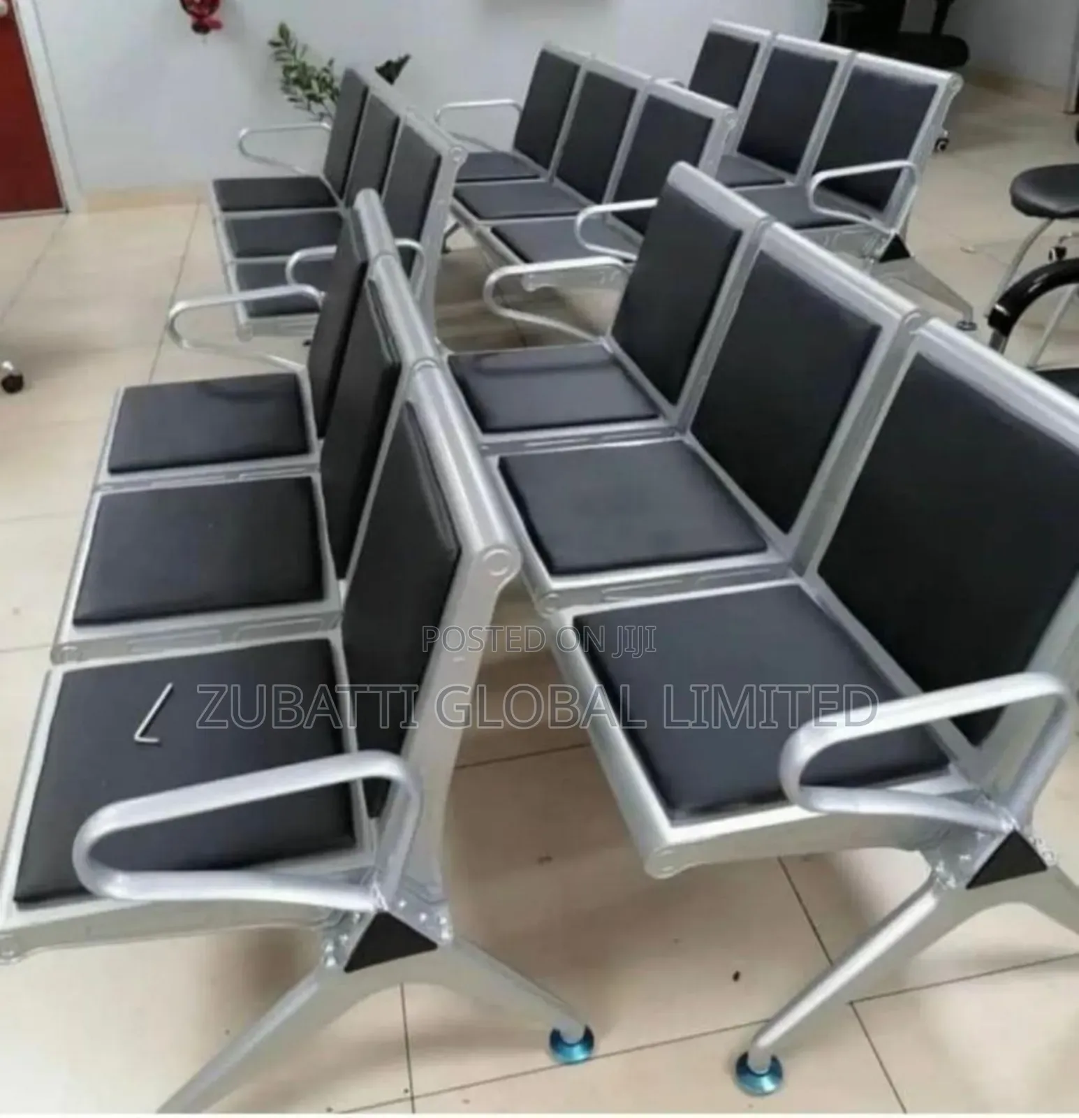 Airport Reception Chair / Three in One Receptionist Chairs