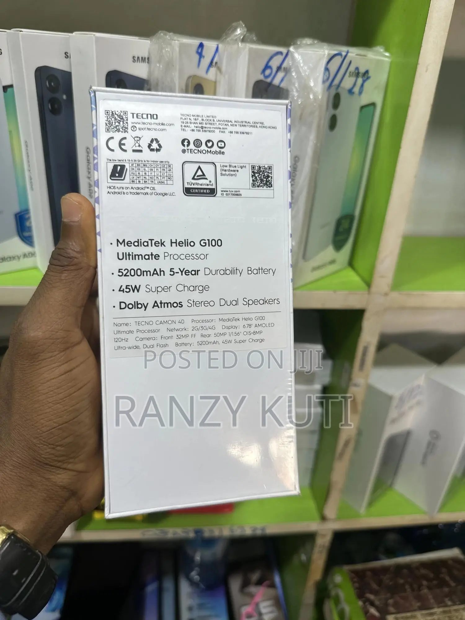 New Tecno Camon 40 128 GB