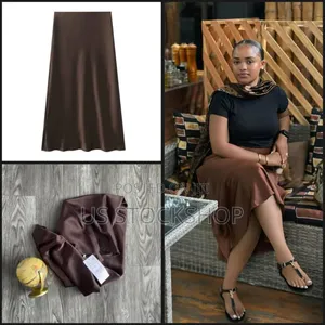 Photo - Long Zara Silk Skirt
