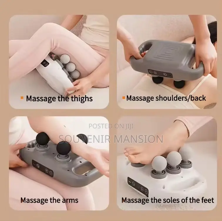 Four Headed Massager Gun