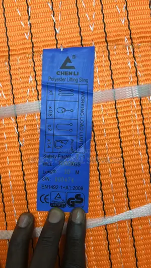 10t X 10mtrs Webbing Sling Flat 7:1 Safety Factor