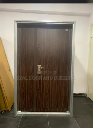 Brown Solid Israeli Entrance Door.