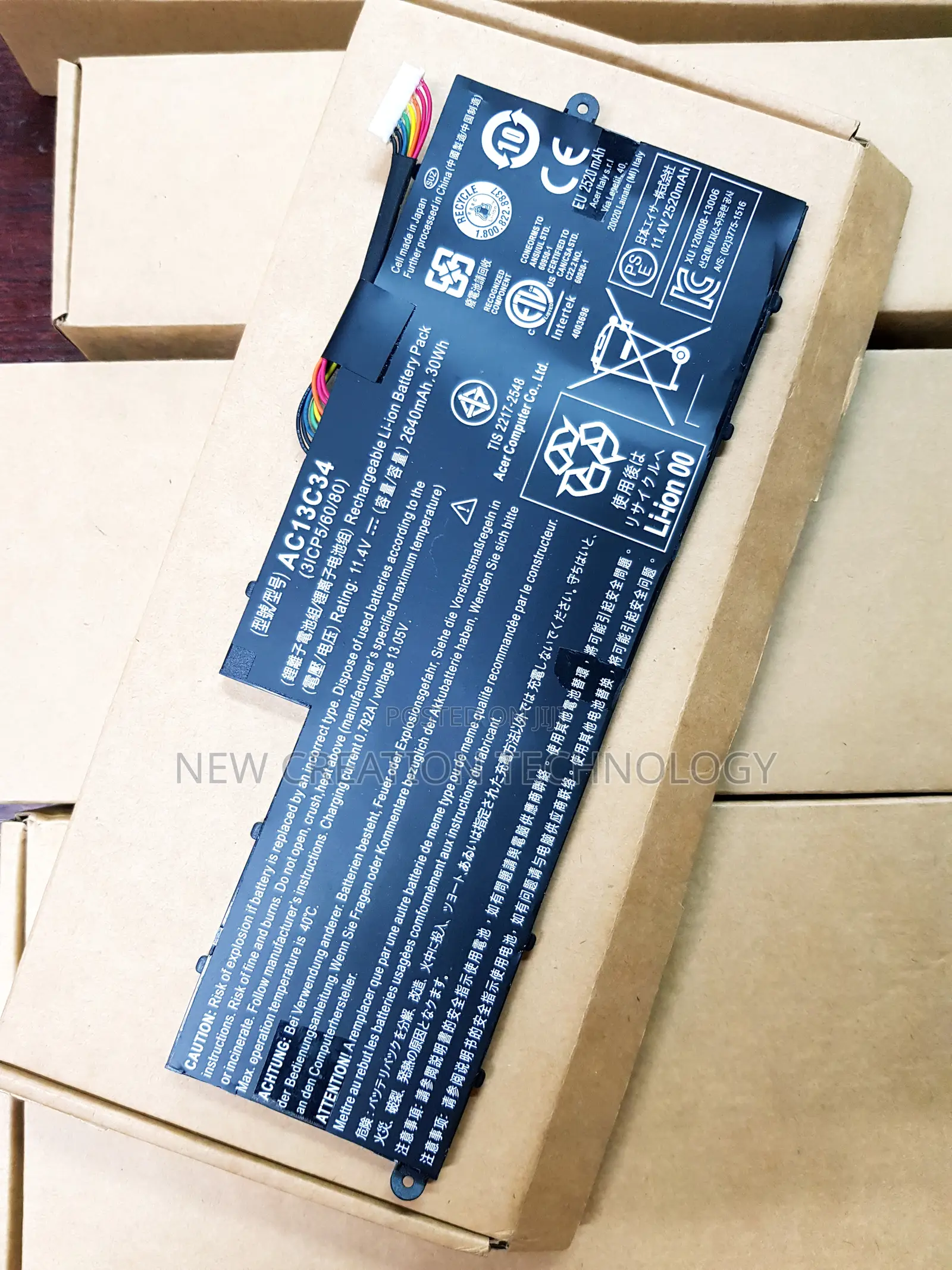 Genuine Acer Ac13c34 Laptop Battery