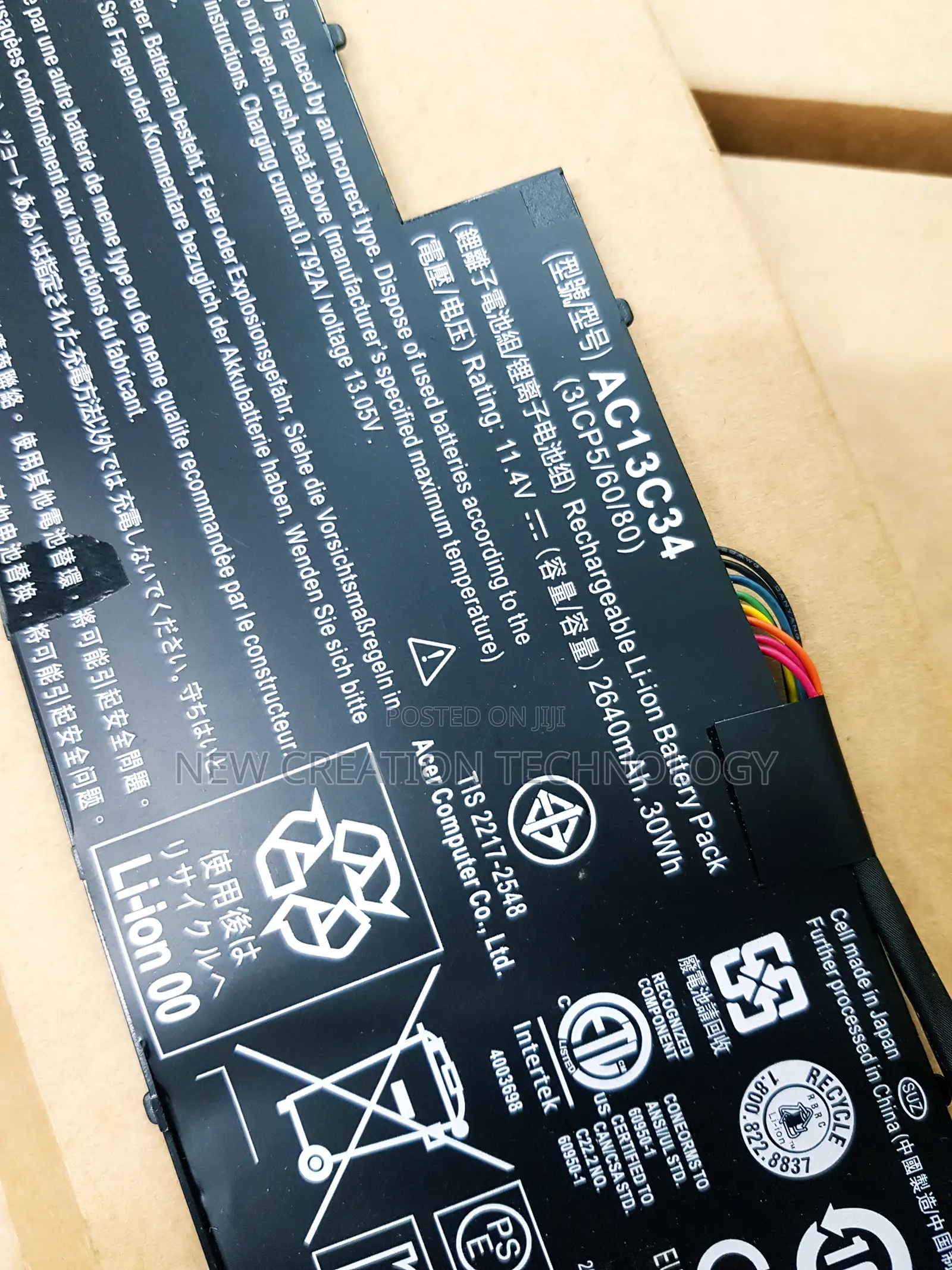 Genuine Acer Ac13c34 Laptop Battery