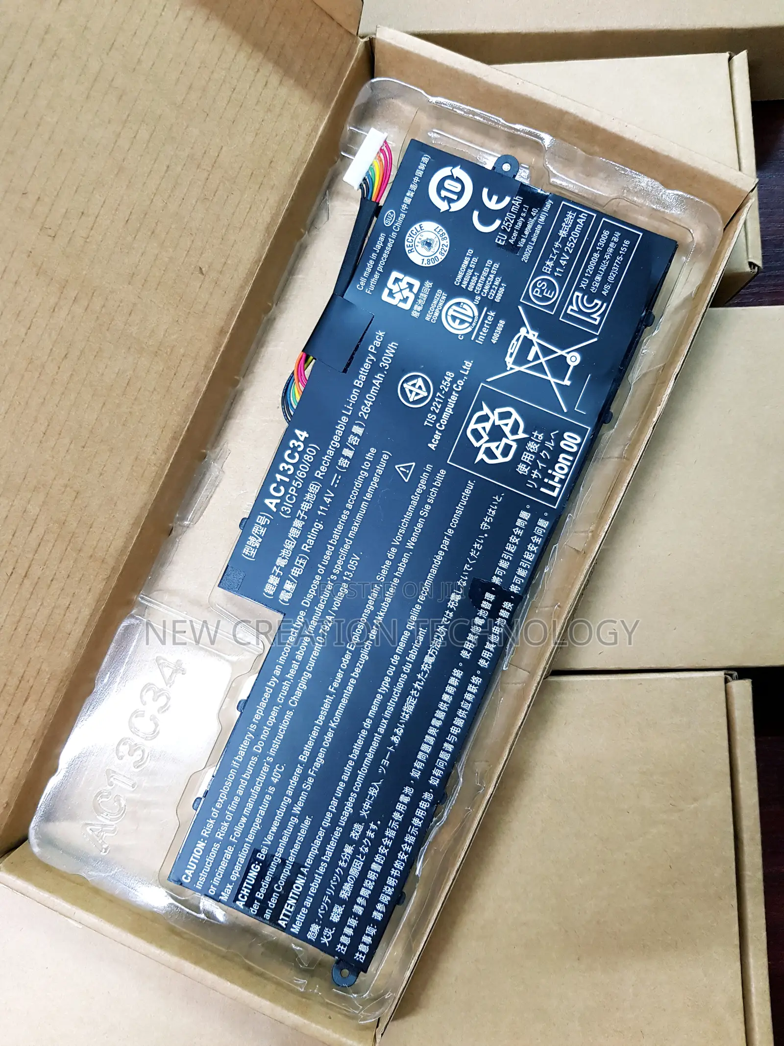 Genuine Acer Ac13c34 Laptop Battery