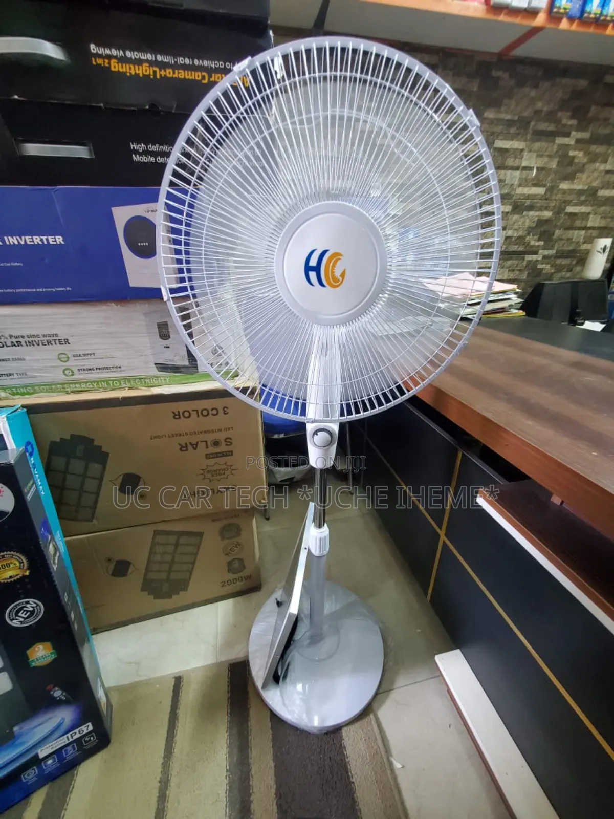 Electric Solar Fan