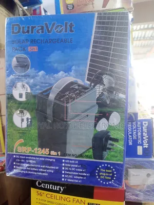 Duravolt 5 in 1 Solar Rechargeable Pack