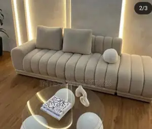 3seater Custom Made Sofa+ Glass Ball Table Can Come in Color