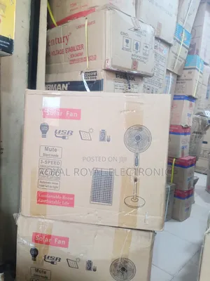 Powerful Solar Fan With Solar Panel