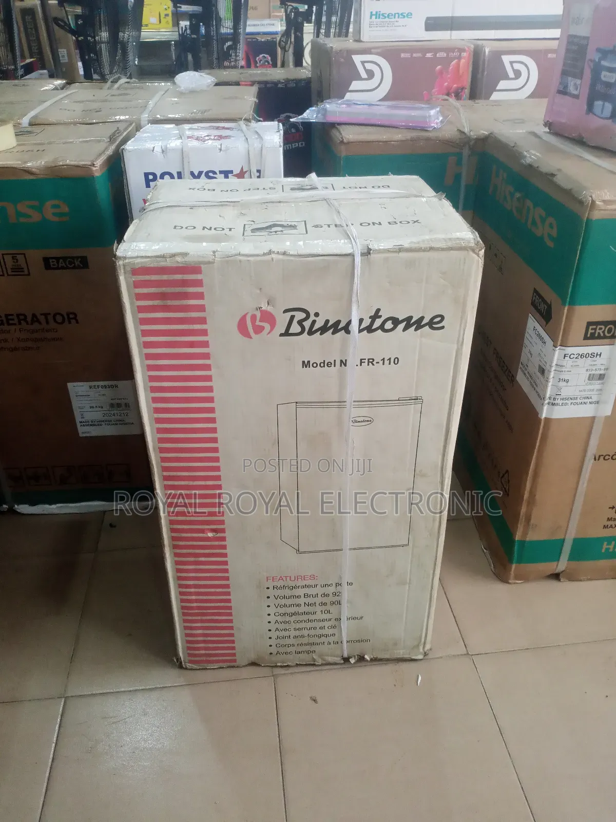 New Original Binatone(Fr-110) Table Top Fridge – 92l