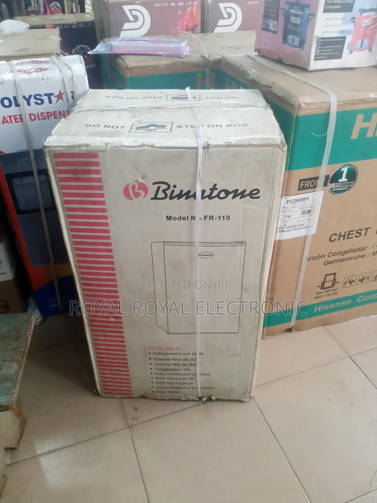 New Original Binatone(Fr-110) Table Top Fridge – 92l