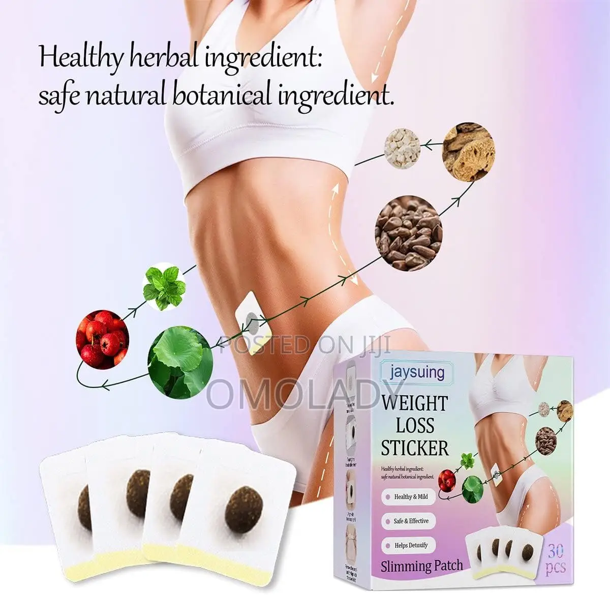 Jaysuing Weight Loss Sticker - 30pcs