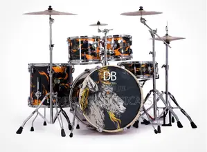 Drummer Boss C7s 5-piece Acoustic Drum Set - With Cymbals