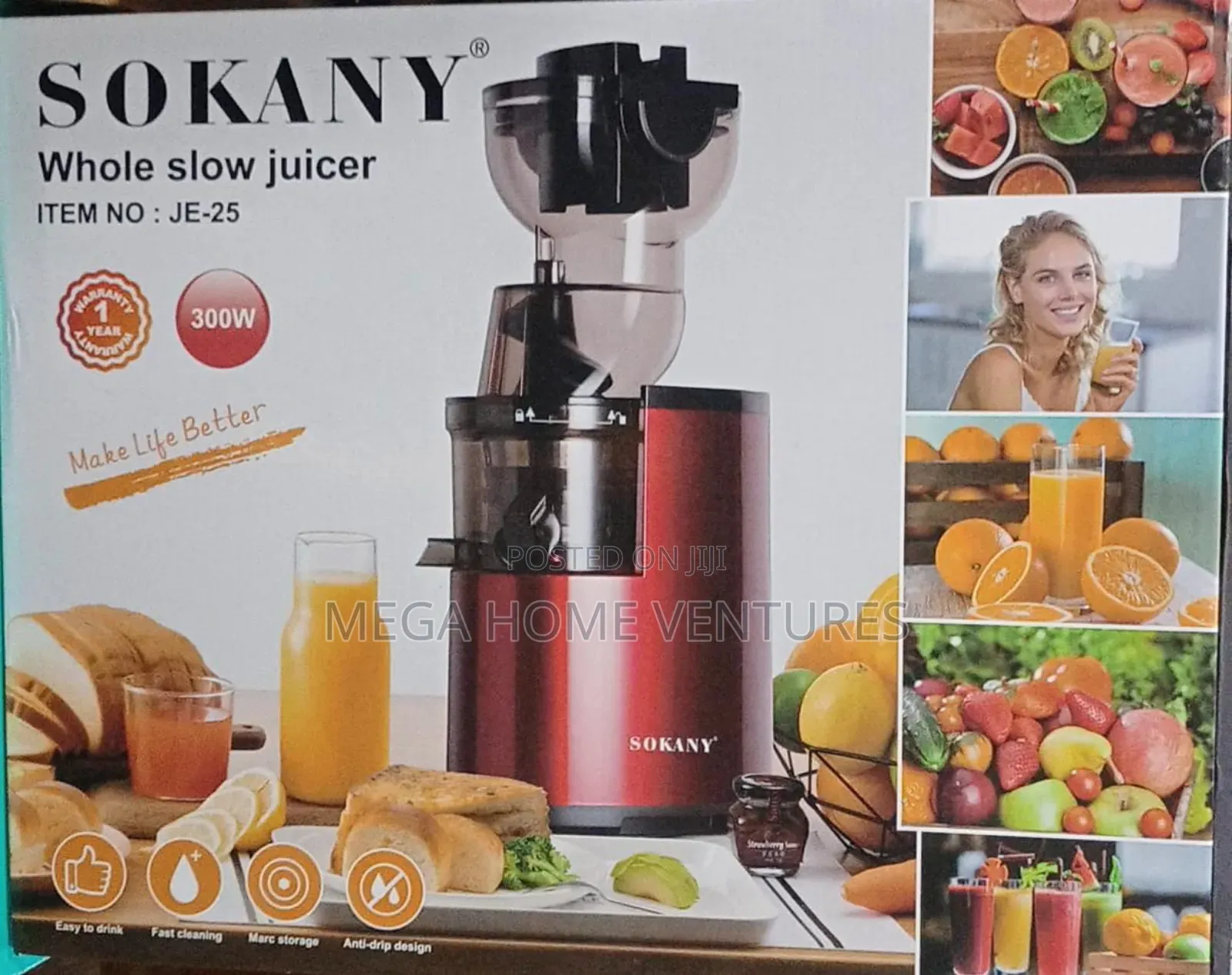 Original Sokany Slow Juicer